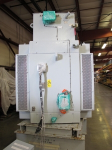 MOTOR, ELECTRIC TYPE, 2250 HORSEPOWER, 4160VAC ELEC RATING, 1200 RATED RPM, V8040 FRAME, 276FLC AMPS, WEATHERPROOF ENCLOSURE, 1.15 SERVICE FACTOR. WITH 6 1000WATT, 3/60/575VOLT HEATERS, OPERATED AT 480VAC (W-50) LOADING & HANDLING FEE $500-